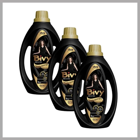 3x3 liter Bivy Deluxe folyékony mosószer fekete ruhákhoz BIVY4