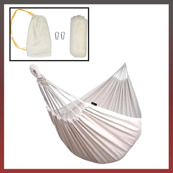 Függőágy 200 x 100 cm bézs 014132