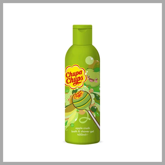 Chupa Chups fürdő- és tusfürdő gél – Apple Crush – 400 ml CHU8045