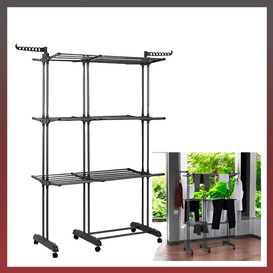 3 szintes kihúzható ruhaszárító ME0080