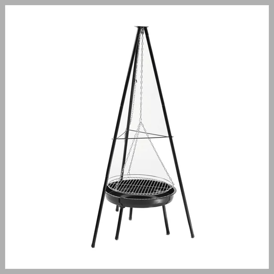 VOREL – Grill állvánnyal és lánccal, 52 cm átmérő 99524