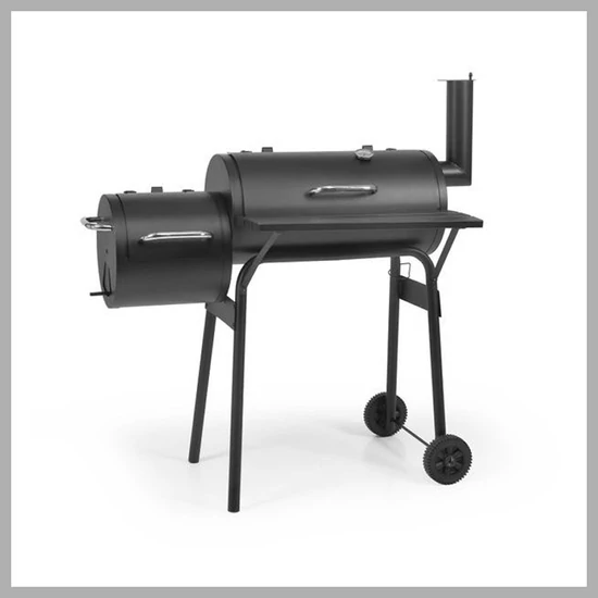 HECHT füstölő- és grillsütő – 2 fűtőkamrával SENTINEL
