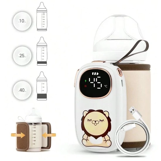 USB-s cumisüveg melegítő LCD kijelzővel – 37784160