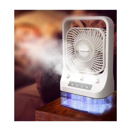 Mini hordozható légkondicionáló LED fénnyel – 62726043