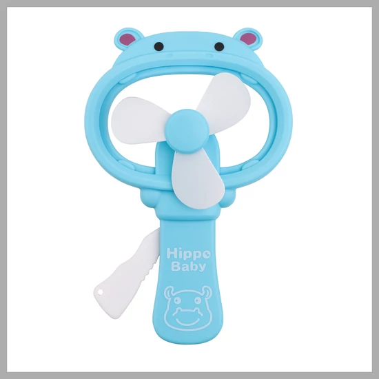 Víziló formájú kézi ventilátor,  18 cm 047889