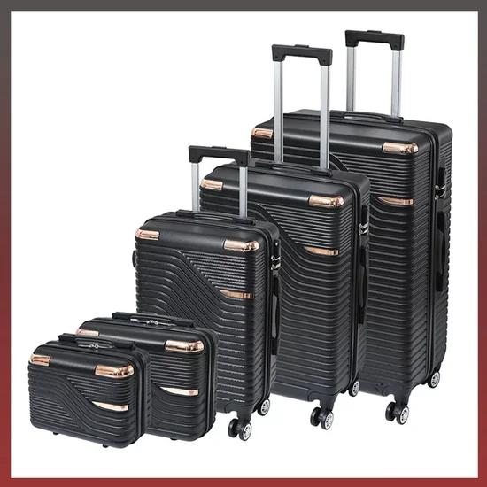 Leziter TraveLux Urban bőrönd 5 részes szett fekete LTRUBS-BL