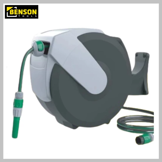 BENSON visszatekeredő locsoló tömlő-dob 15 m 015100