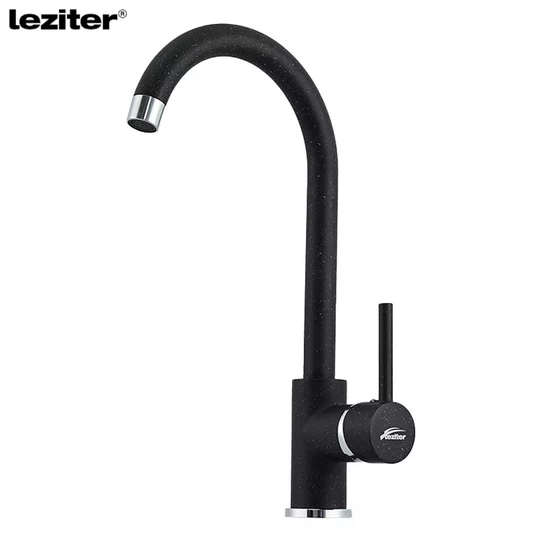 LEZITER Noril mosogató csaptelep fekete ZS-7018-Black

