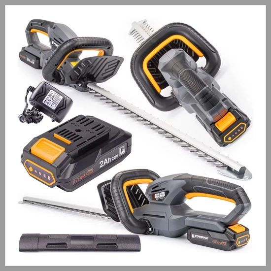 POWERMAT Akkumulátoros sövénynyíró 45cm PM-NA-20C