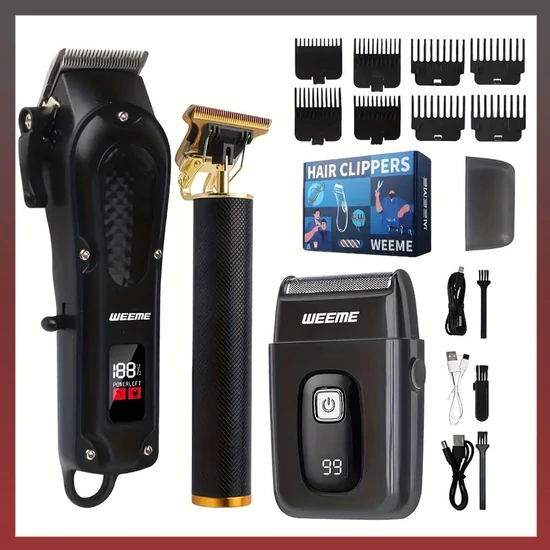 WEEME 3db-os férfi professzionális hajvágó készlet VJ1126225