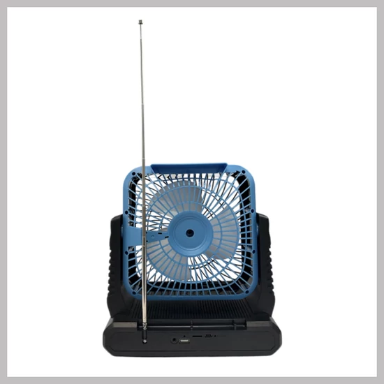 Napelemes ventilátor hangszóróval FP-339-S