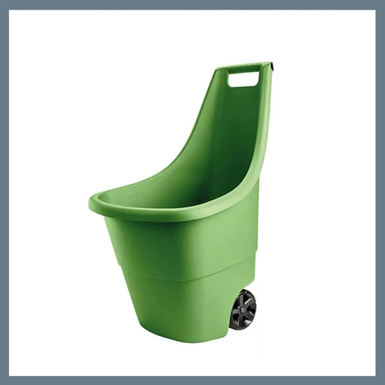 Easy go breeze műanyag kerti talicska 50 l - Zöld 223988