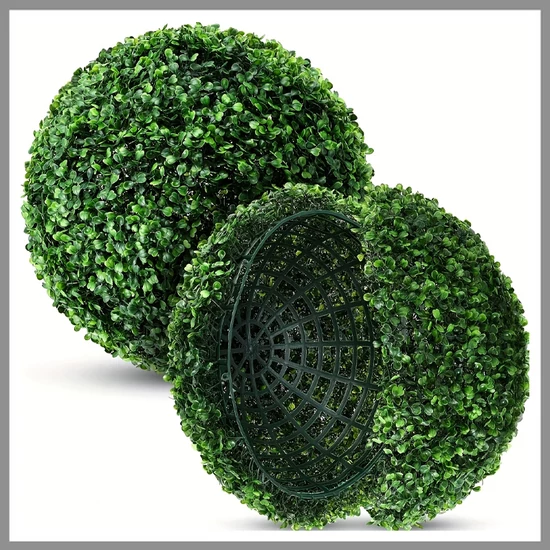 2 db műnövény buxus gömb, 28 cm átmérővel GM2440649