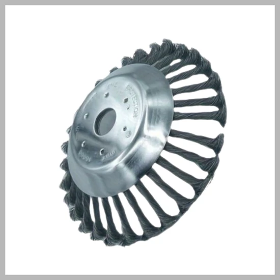 Acélhuzalos fűkasza kefe, 8” – CK-04