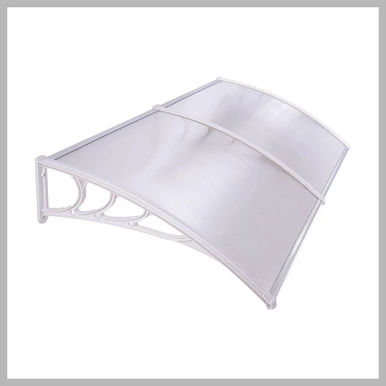 Előtető – 100 × 200 cm, átlátszó polikarbonát AWN100200G