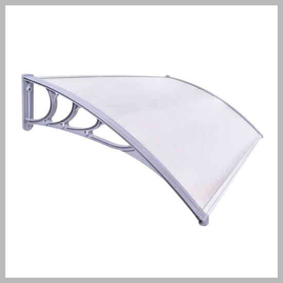 Előtető, 120x80 cm, átlátszó polikarbonátból AWN80120G