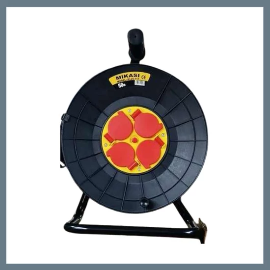 MIKASI hosszabbító kábeldob 50m KL25-117