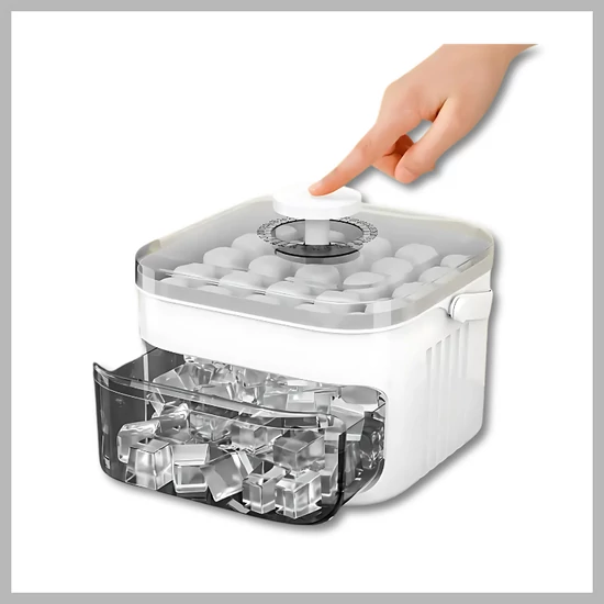 Hordozható jégkocka készítő – 50 jégkockás - fehér TX2397291-4