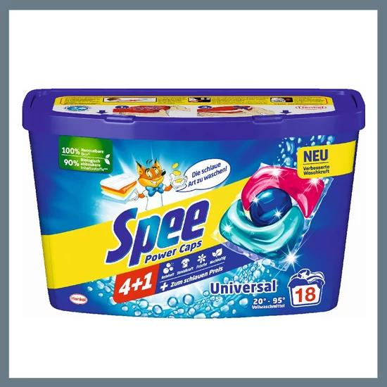 Spee Power Caps Universal – Mosókapszulák, 18 mosás 8913339