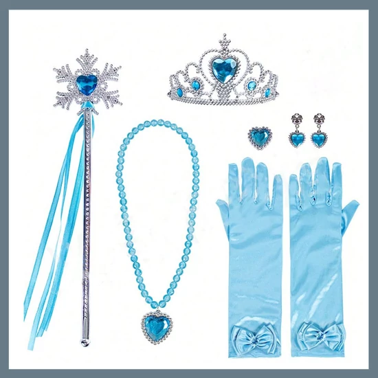 Hercegnő kiegészítő szett - Kék 93711780-4