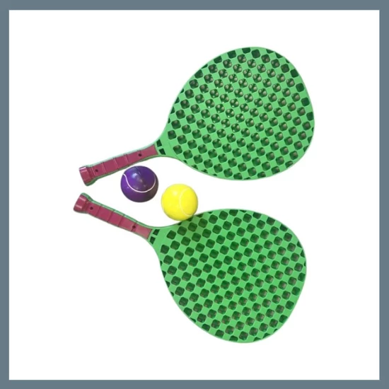 Strandtenisz Készlet – 2 Ütő + 2 Habszivacs Labda TENZEE_ZE