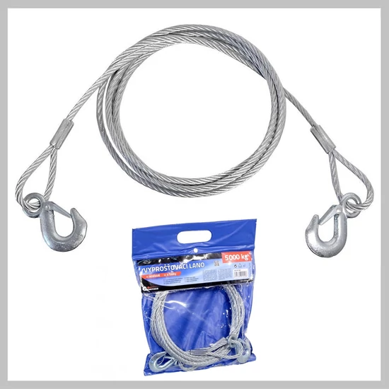 Mentőkötél 5000 kg karabinerrel  01240
