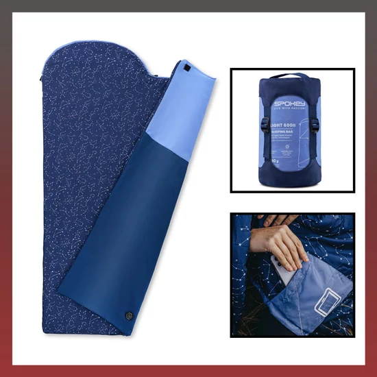 Spokey ULTRALIGHT 600II szuperkönnyű nyári hálózsák 944775