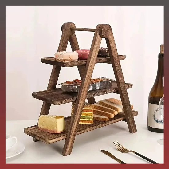 3 szintes fa tálca DK1557927