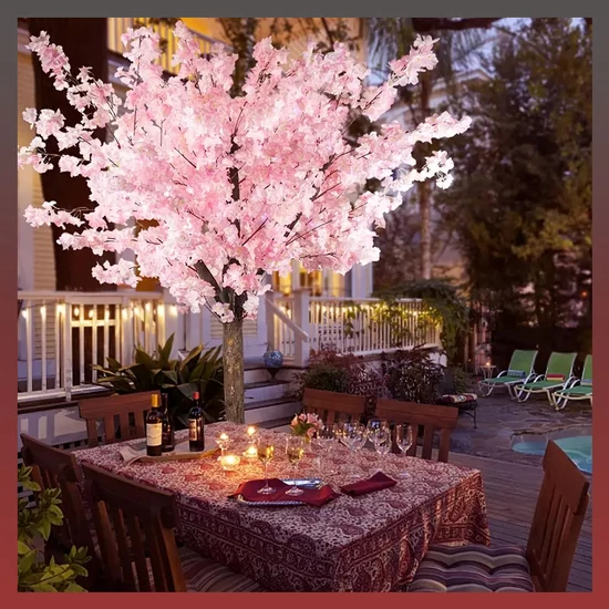 Mű cseresznyevirág Fa, Rózsaszín 1.8M UY688228-18