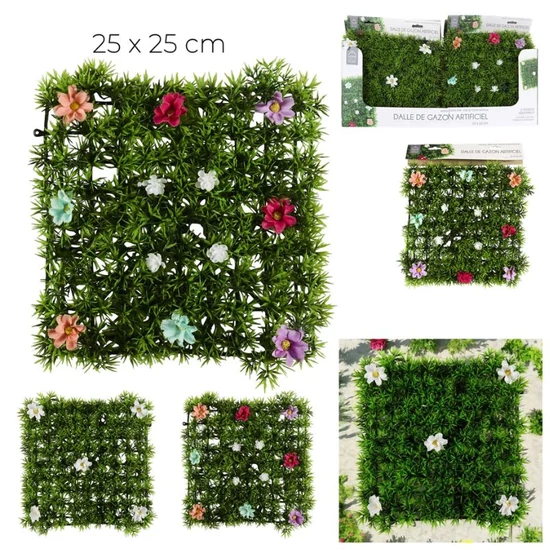 Műfű lapok 25x25 cm 24 db / csomag DI0085 