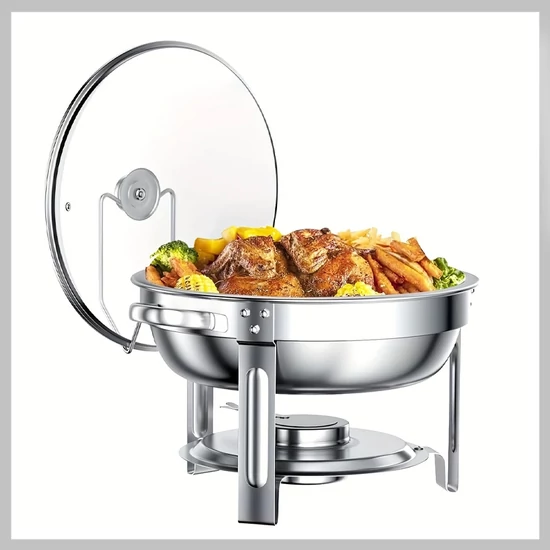 5 Literes Rozsdamentes Acél Melegen Tartó Fedéllel PW314525