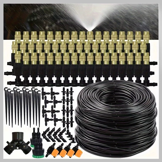 Automata Csepegtető Öntözőrendszer –  Készlet 4/7 mml, Sárgaréz Fúvókákkal  VF2295710
