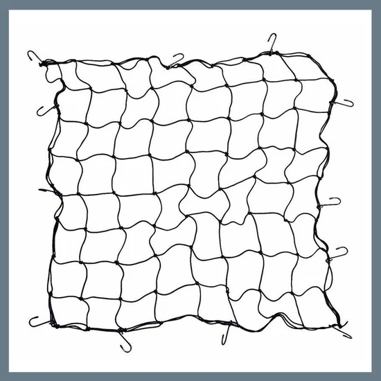 Rugalmas csomagrögzítő háló – 100 × 100 cm 02225