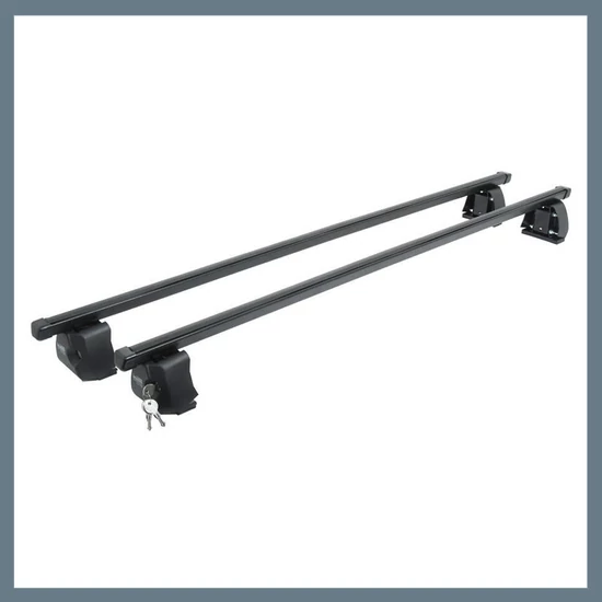 Tetőcsomagtartó keresztlécek – zárható, fekete 02333