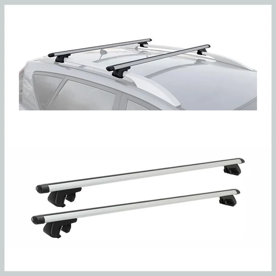 ALU-PRO tetőcsomagtartó keresztrudak – 120 cm, alumínium, zárható kivitel 02305