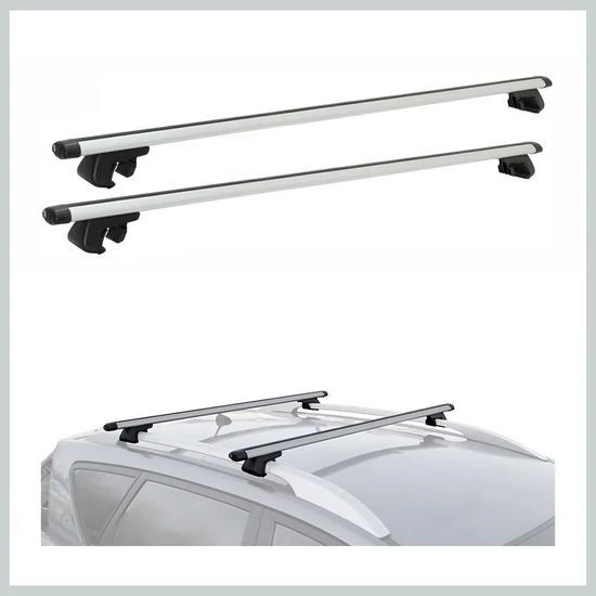 ALU-PRO zárható tetőcsomagtartó keresztrúd szett – 135 cm, alumínium 02306