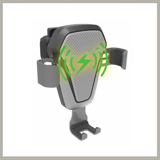 Autós telefontartó beépitett 10W töltővel 06295