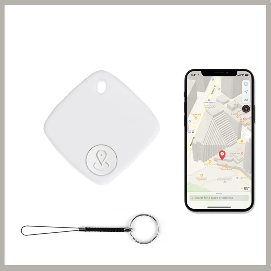 Okos nyomkövető – Kulcs, telefon, háziállat kereső eszköz, fehér holm0720
