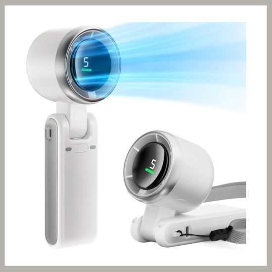 Mini Kézi Ventilátor – Állítható sebesség, nagy teljesítmény, hordozható kialakítás holm0723