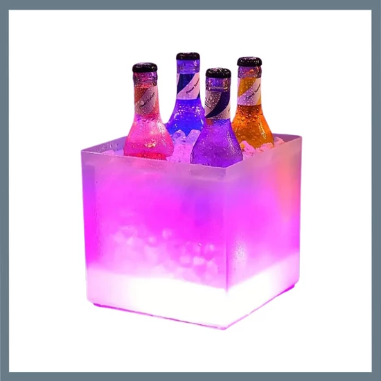 Világító italhűtő kocka 3,5 L JY297346