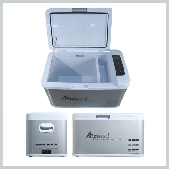 Kompresszoros autós hűtő SILVER FROST 25L, 230V/24V/12V, -20 °C 07081