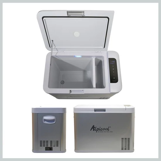 Kompresszoros autós hűtő – SILVER FROST 35L, 12/24V és 230V, -20 °C 07082