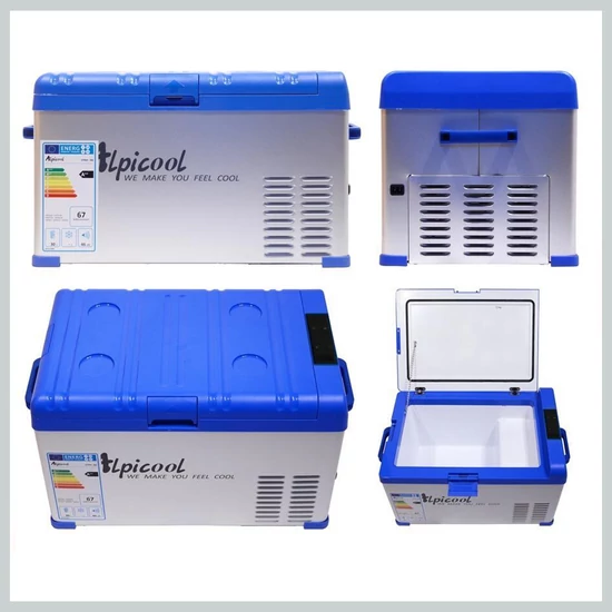 Kompresszoros autós hűtő – BLUE 30L, 12/24V és 230V, -20 °C 07090
