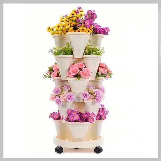 16 részes guruló virágcserép készlet DE379983