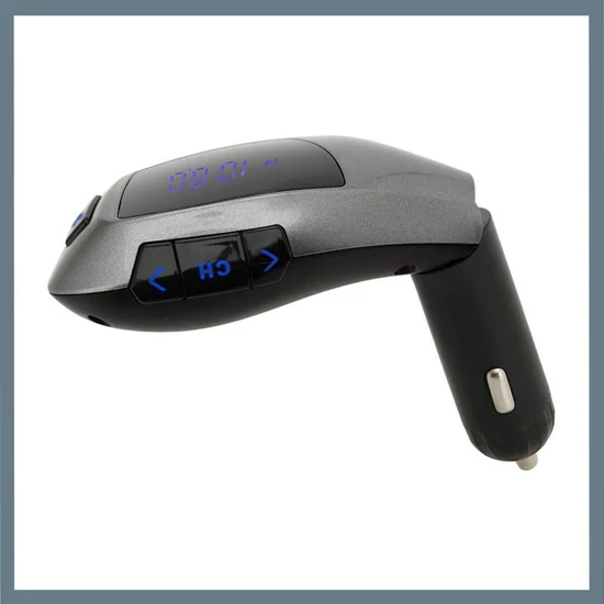 Handsfree FM-transzmitter MULTI – kihangosító, zenelejátszó és USB töltő egyben 07719