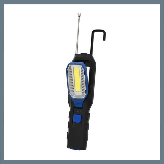 Újratölthető LED szerelőlámpa – 300 lumen, Power Bank funkcióval 08326