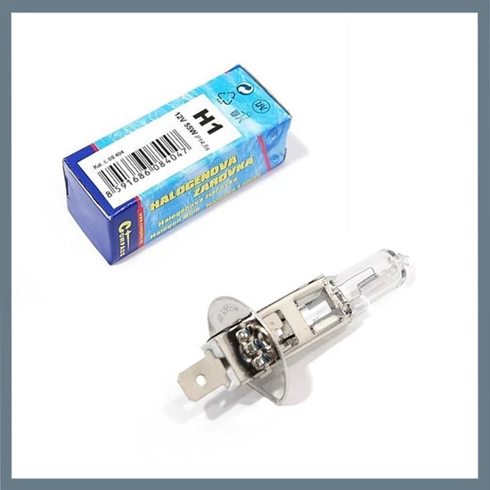 Halogén autóizzó H1 12V 55W P14,5s 08404