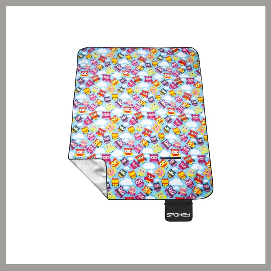 Spokey Piknikpléd – Baglyos mintával, vízálló alsó réteggel 835240