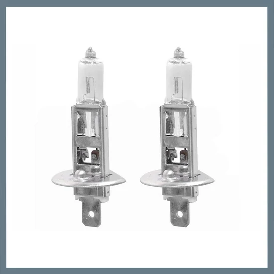 Halogén autóizzó szett – H1, 12V, 55W, P14,5s, UV-szűrős, 2 db 08424
