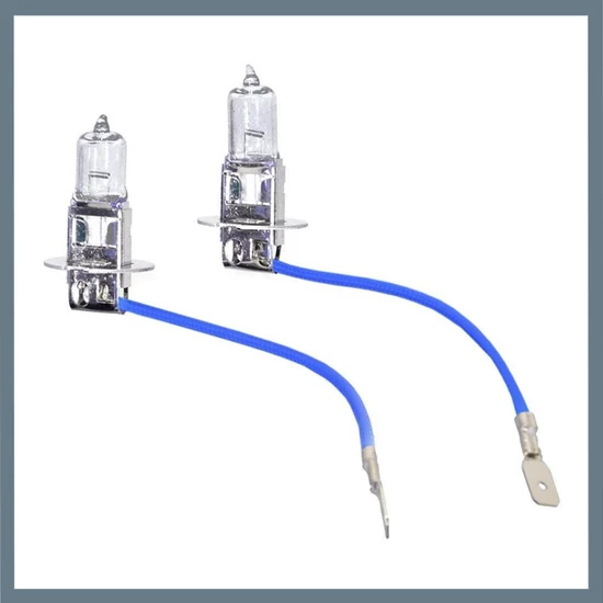 Halogén autóizzó szett – H3, 12V, 55W, Pk22s, UV-szűrős, 2 db 08425